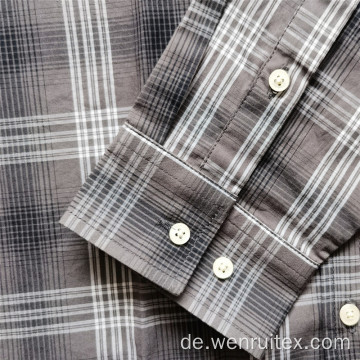 Großhandel 100 Baumwolle Plaid Kurzarm Erwachsene Twill Shirts